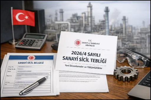 SANAYİ SİCİL BELGESİ  BAŞVURU İŞLEMLERİ VE 2026 YILI CEZALARI