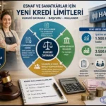 ESNAF VE SANATKÂRLAR İÇİN YENİ KREDİ LİMİTLERİ YÜRÜRLÜKTE: KREDİLERİN HUKUKİ DAYANAĞI, BAŞVURU ŞARTLARI VE KULLANIM USULÜ