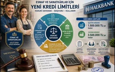 ESNAF VE SANATKÂRLAR İÇİN YENİ KREDİ LİMİTLERİ YÜRÜRLÜKTE: KREDİLERİN HUKUKİ DAYANAĞI, BAŞVURU ŞARTLARI VE KULLANIM USULÜ